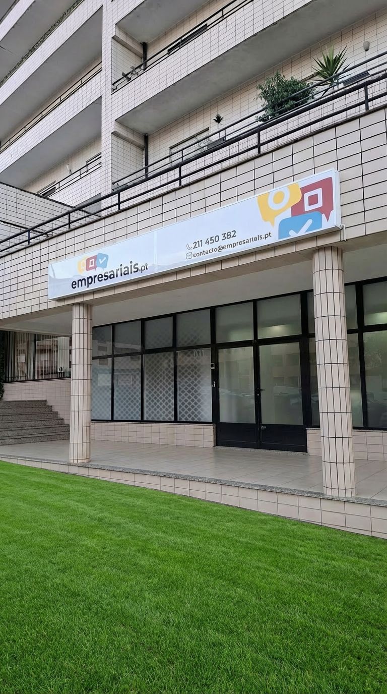 Fachada de las oficinas de empresariais.pt en Braga